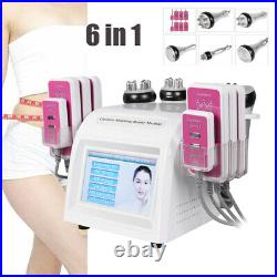 6in1 Ultrasonic Cavitation RF Radio Frequency Lipo Vacuum Slimming Salon Machine