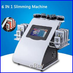 6in1 Ultrasonic Cavitation RF Radio Frequency Vacuum Cellulite Slimming Machine