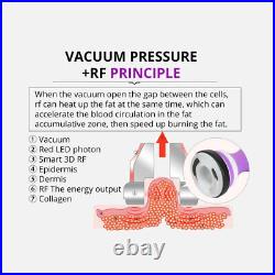 6in1 Ultrasonic Cavitation RF Vacuum Weight Loss Body Slimming Cellulite Machine