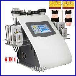 6in1 Ultrasonic Cavitation Radio Vacuum Fat Slimming Beauty Pad Machine