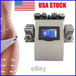 6in1 Ultrasonic Vacuum Cavitation RF Radio Frequency Body Cellulite Slim Machine