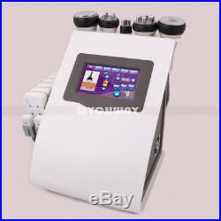 6in1 Ultrasonic Vacuum Cavitation RF liposuction Body Slim Cellulite Machine US
