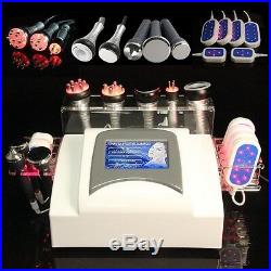 6in1 Vacuum 40K Cavitation Massage Ultrasonic Tripolar RF Slimming Machine Spa