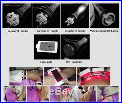 6in1 vacuum ultrasonic cavitation liposuction lipo laser slimming machine spa