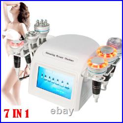 7in1 Cavitation Vacuum Body Slimming Machine Anti-Cellulite Ultrasonic Machine