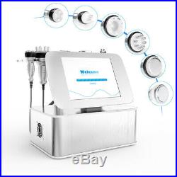 7in1 Ultrasonic Cavitation Multipolar RF Vacuum Cold Head Body Slimming Machine