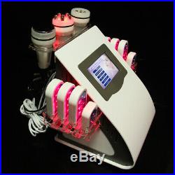 7in1 Ultrasonic Cavitation Vacuum RF Bio LED Light Body Slimming Machine 8 Pads
