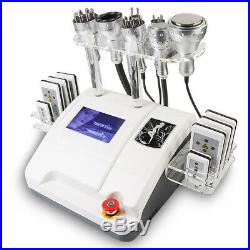 8IN1 Ultrasonic Vacuum Cavitation 40 K RF Radio Slim Body Cellulite Machine 110V