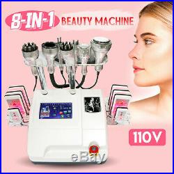 8IN1 Ultrasonic Vacuum Cavitation Beauty RF Radio Slim Body Cellulite Machine