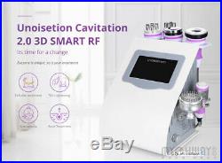 8-1 Ultrasonic Cavitation 40K Vacuum RF Hot&cold Hammer Slim Liposuction Machine