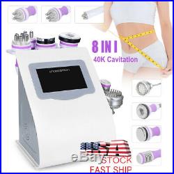8in1 Cavitation Radio Frequency RF Vacuum Body Slim Cellulite Ultrasonic Machine