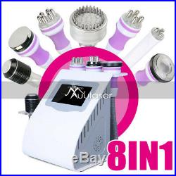 8in1 RF Ultrasonic Cavitation Radio Frequency Vacuum Cooling Slimming Machine