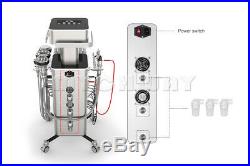 8in1 Ultrasonic 40K Cavitation Vacuum RF Dermabrasion Bio Sprayer Slim Machine