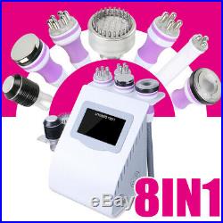 8in1 Ultrasonic Cavitation RF Radio Frequency Slimming Cooling Skin Lift Machine