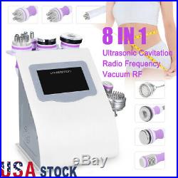 8in1 Ultrasonic Vacuum Cavitation RF Radio Frequency Body Cellulite Slim Machine