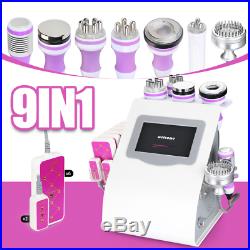 9IN1 Ultrasonic 40K Cavitation RF Slimming Cooling Skin Lift Cellulite Machine
