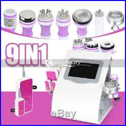 9 IN 1 40K Ultrasonic Cavitation RF Vacuum Photon&Micro Current Beauty Machine