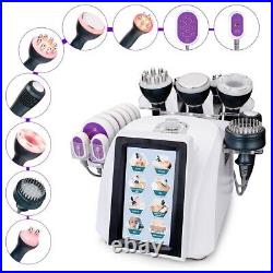 9 IN 1 Ultrasonic 40K Cavitation RF LED Laser Pads Body Massage Machine for Spa