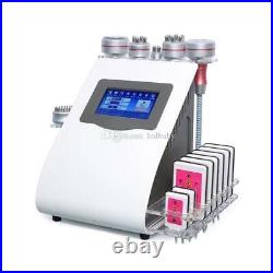 9 in1 Ultra-sonic 40K Cavitation Radio Frequency Vacuum RF Slimming Machine USA