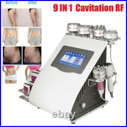 9 in1 Ultrasonic 40K Cavitation Radio Frequency Vacuum RF Bio Slimming Machine