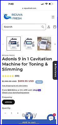 9 in 1 cavitation machine