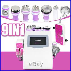 9in1 40K Cavitation Vacuum Slimming Ultrasonic Micro Current Slimming Machine