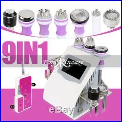 9in1 40K Ultrasonic Cavitation RF Vacuum Micro Current LED Slimming Machine Spa