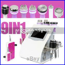 9in1 Ultrasonic 40K Cavitation Vacuum RF Microcurrent Cold LED Slimming Machine