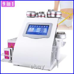9in1 Ultrasonic Cavitation Machine Vacuum Body Contour Slimming Machine Salon