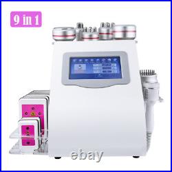 9in1 Ultrasonic Cavitation Machine Vacuum Body Contour Slimming Machine Salon