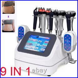 9in1 Ultrasonic Cavitation Radio Skin Frequency Vacuum Body Slimming Machine US