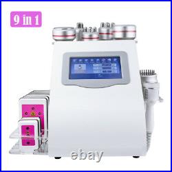 9in1 Ultrasonic Cavitation Vacuum Body Slimming Beauty Skin Tightening Machine