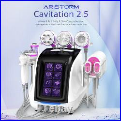 9in1 Ultrasonic Cavitation Vacuum RF LED Laser Body Slimming Cellulite Machine