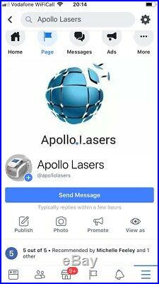 Apollo Pro 40k Ultrasonic liposuction cavitation vacuum RF lipo slim machine UK