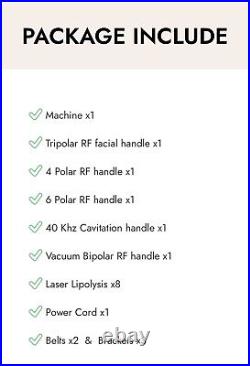 Bruun 6 In 1 Cavitation Machine