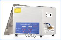 CO-Z Ultrasonic Cleaner w Heater Timer, 2.6 gal Digital Sonic Cavitation Machine