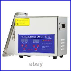 CREWORKS 3L Ultrasonic Cleaner Stainless Steel Industry Heated Heater withTimer