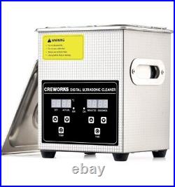 CREWORKS Professional Jewelry Cleaning Machine, 2L Jewelry Cleaner Ultrasonic