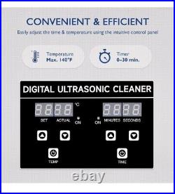 CREWORKS Professional Jewelry Cleaning Machine, 2L Jewelry Cleaner Ultrasonic