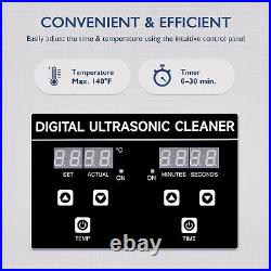 CREWORKS Professional Jewelry Cleaning Machine, 2L Jewelry Cleaner Ultrasonic