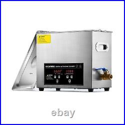 CREWORKS Ultrasonic Cleaner with Heater and Timer, 1.6 gal Digital Sonic Cavi