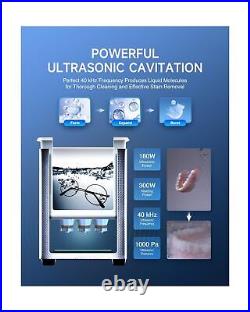 CREWORKS Ultrasonic Cleaner with Heater and Timer, 1.6 gal Digital Sonic Cavi