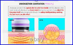 Cavitation Body Slimming RF Vacuum LED Ultrasonic Machine 40K Fat Loss Weight