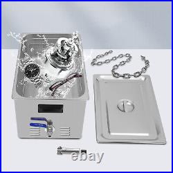 Dental Ultrasonic Cleaner Cavitation Bath Unit with Heater and Basket 30L 28/40K