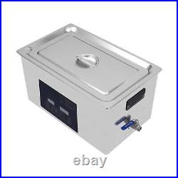 Dental Ultrasonic Cleaner Cavitation Bath Unit with Heater and Basket 30L 28/40K