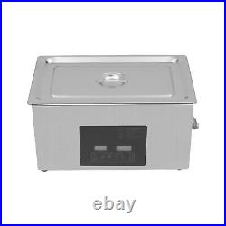 Dental Ultrasonic Cleaner Cavitation Bath Unit with Heater and Basket 30L 28/40K