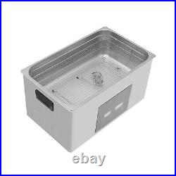 Dental Ultrasonic Cleaner Cavitation Bath Unit with Heater and Basket 30L 28/40K