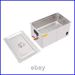 Dual Frequency Ultrasonic Jewelry Cleaner Machine 22L Cleaning Heated Machine US
