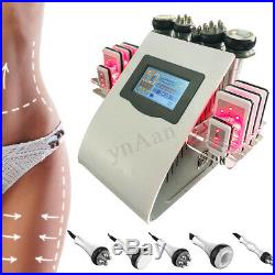 EU 220V 6in1 Vacuum Ultrasonic Cavitation 40K RF Body Slimming Cellulite Machine
