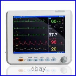 ICU CCU Vital Sign Patient Monitor 6 parameter ECG NIBP RESP TEMP SPO2 PR